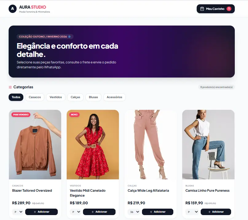 Vitrine Moda & Acessórios